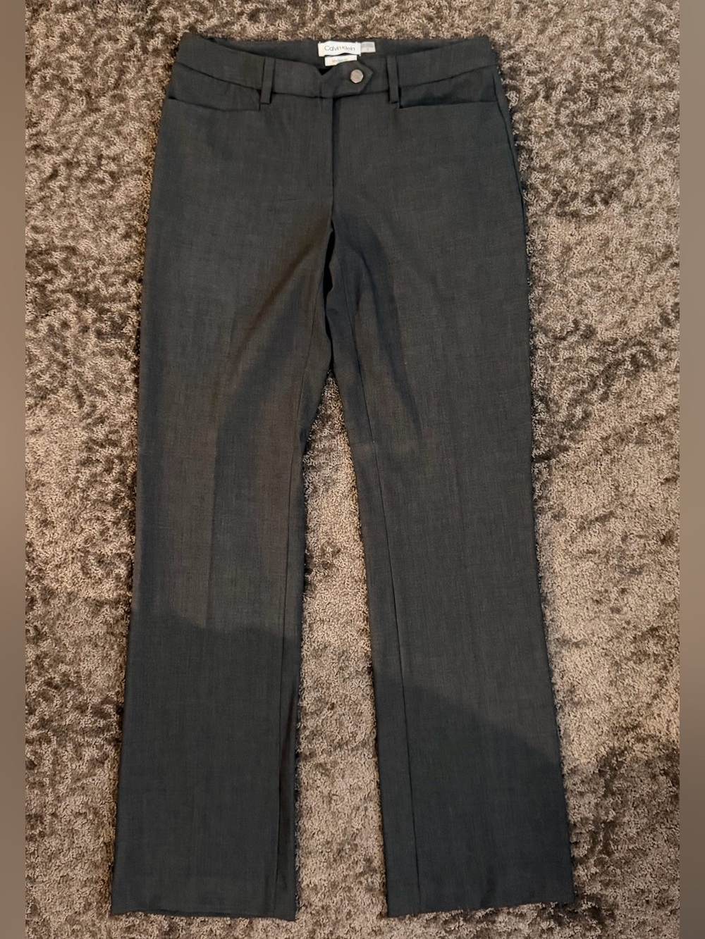 Calvin Klein Women’s modern fit pants - charcoal